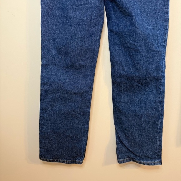 ABERCROMBIE ‘90s Straight Ultra High Rise Dark Wash Curve Love 0 Regular - Picture 7 of 8